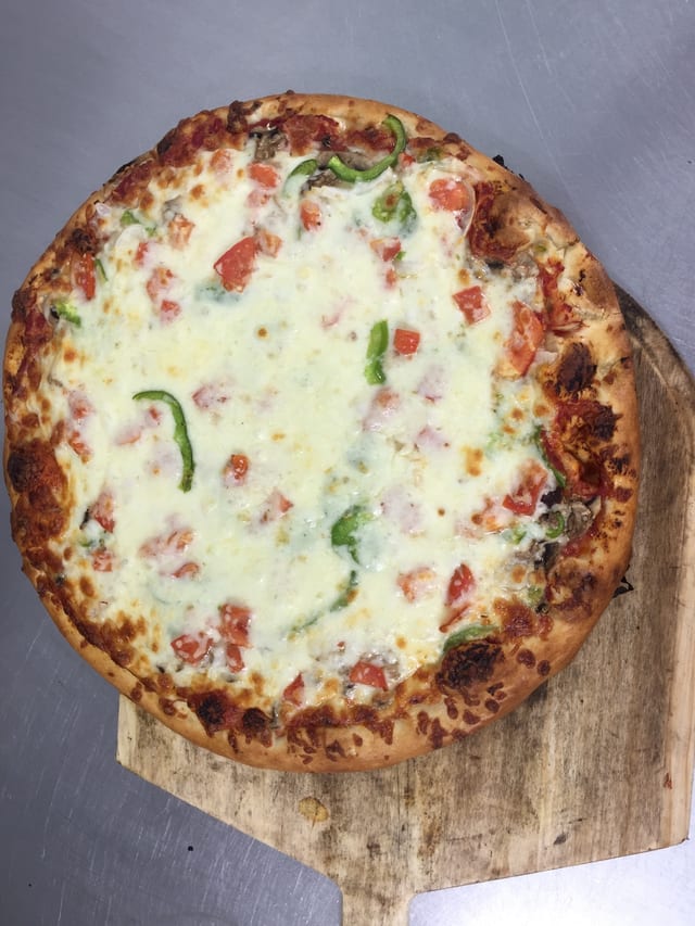 Bruno’s Par Baked 3 pack 12” pizzas.