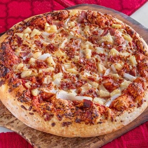 Bruno's Hawaiian Pizza.