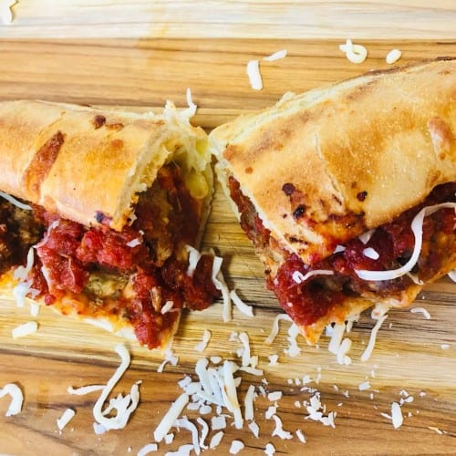 Italian Meatball Sandwich.