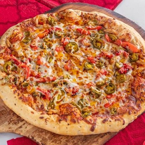 Scorched Buds Pizza.