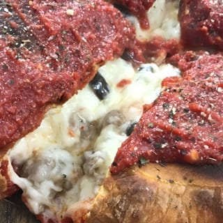 Seven Toppings Chicago Style Stuffed Pizza