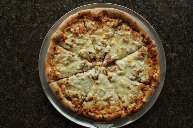 BBQ Chicken Pizza.