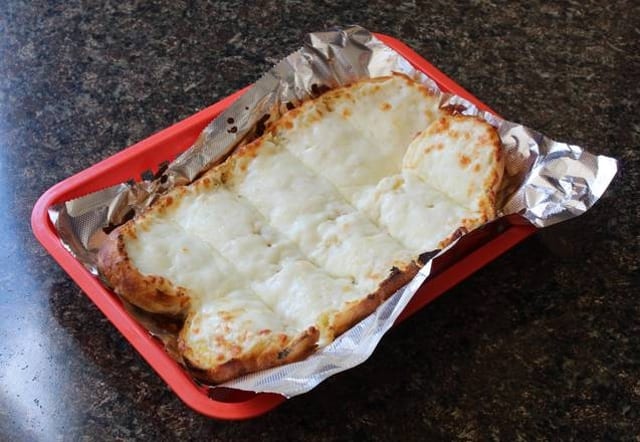 Pepperoni Garlic Bread W/ Cheese.